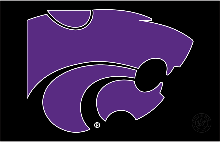 Kansas State Wildcats 1989-2019 Primary Dark Logo diy iron on heat transfer